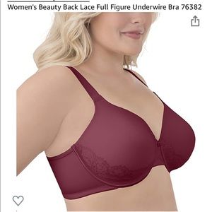 Maroon Vanity Fair Bra.